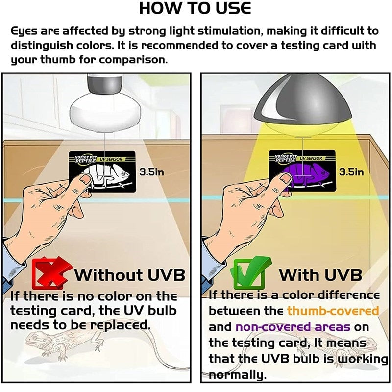 UVB Tester Cards (2PC)