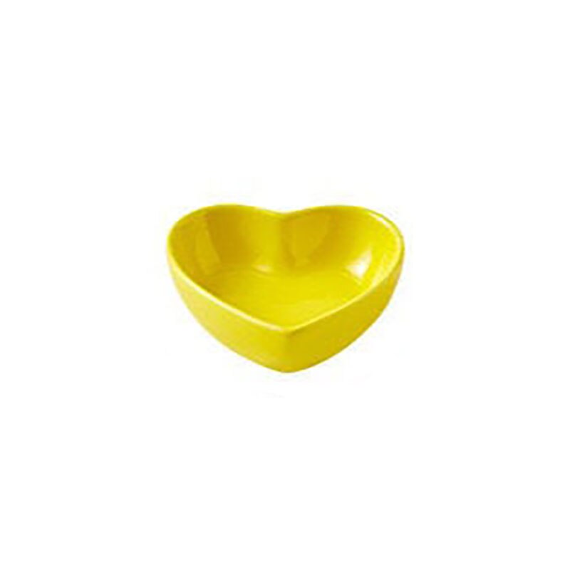 Ceramic heart shaped food/water bowl