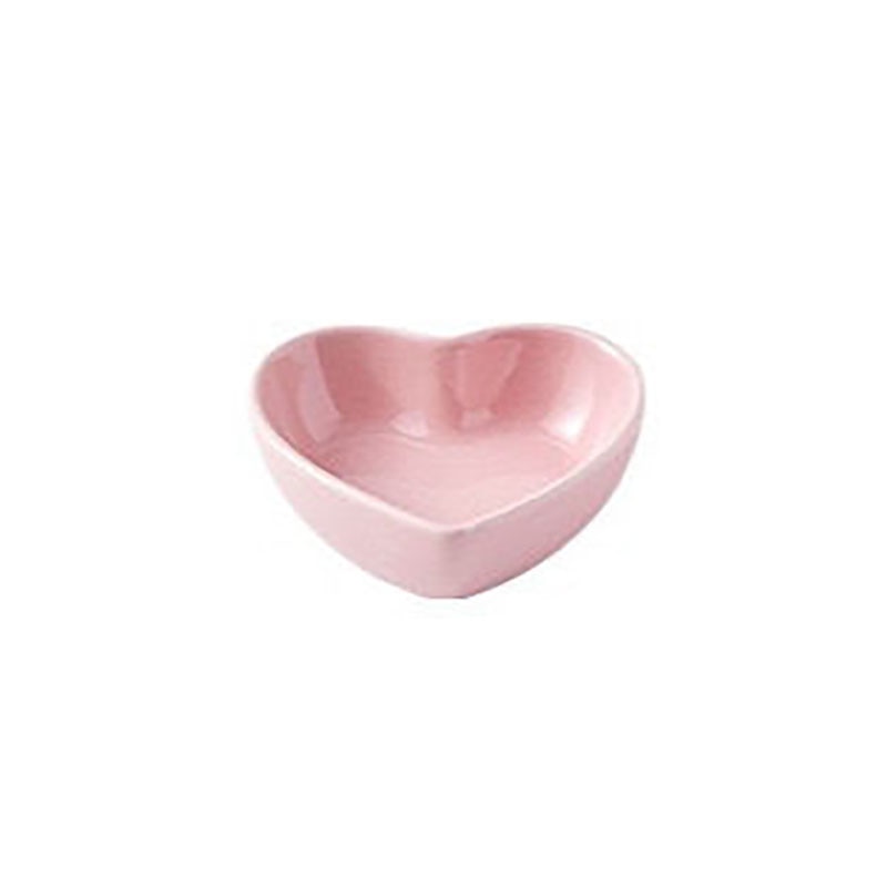 Ceramic heart shaped food/water bowl